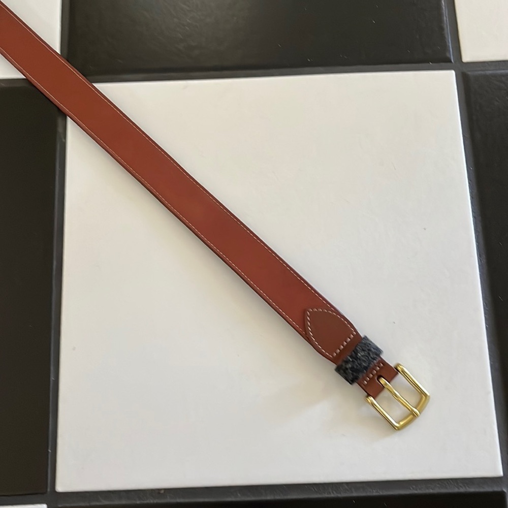Men's Kiel James Patrick leather belt never worn